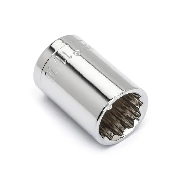 CRESCENT 1/2 in Drive 12 Point SAE Standard Socket, 11/16 in - GW CDS57N