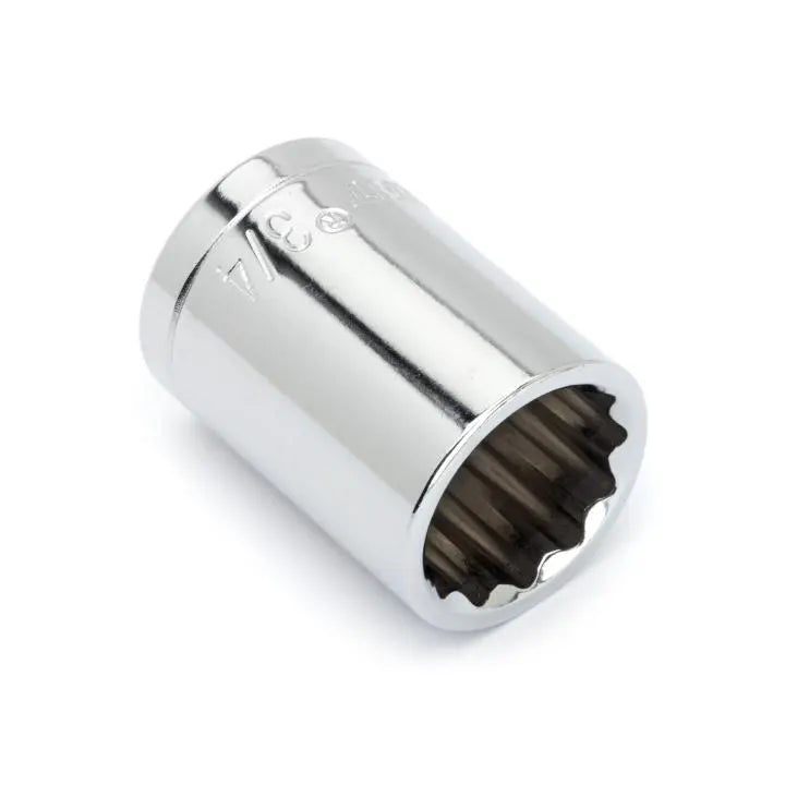 CRESCENT 1/2 in Drive 12 Point SAE Standard Socket, 7/16 in - GW CDS53N