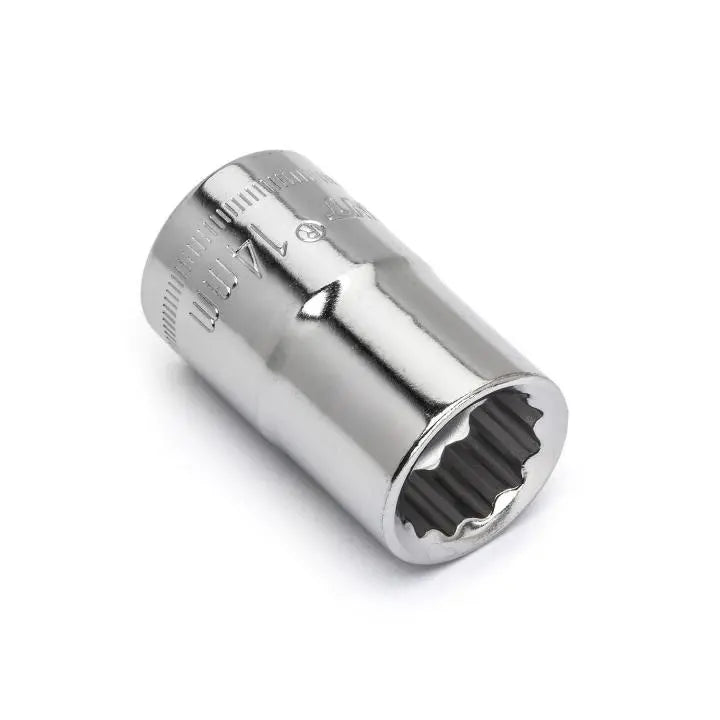 CRESCENT 1/2 in Drive 12 Point Metric Standard Socket, 14mm - GW CDS74N