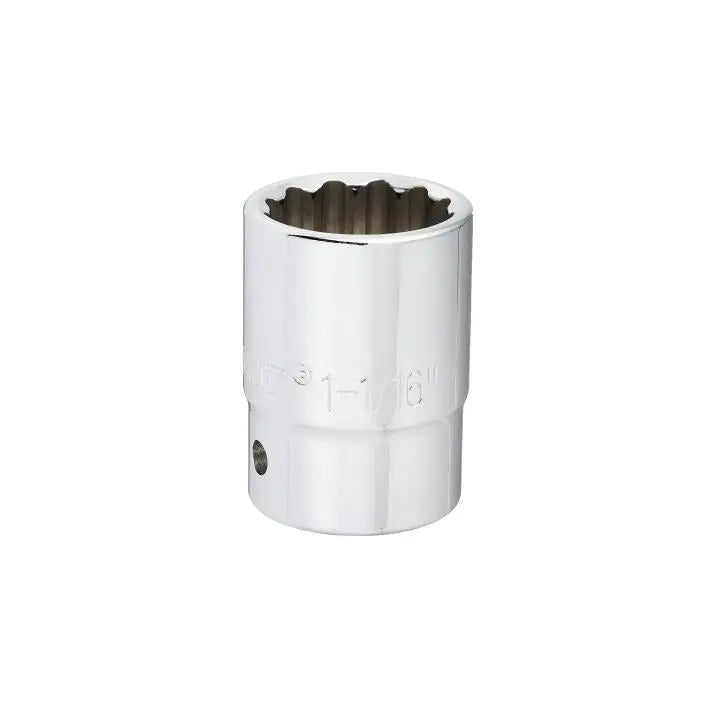 CRESCENT 3/4 in Drive 12 Point SAE Standard Socket, 1-1/16 in - GW CDS94N