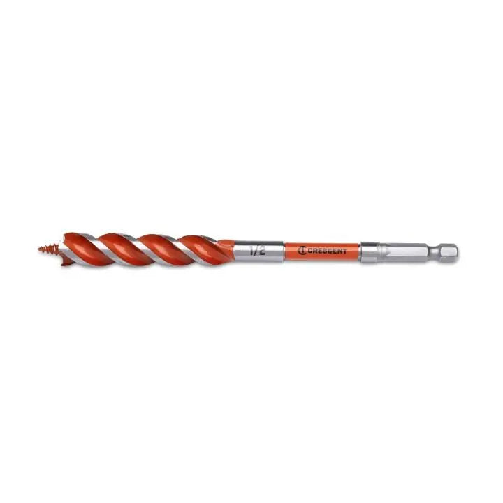 CRESCENT High Speed Auger Drill Bit, 1/2 in x 6 in - GW CDSA-629 Drill Bit CRESCENT