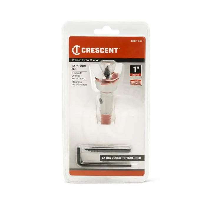 CRESCENT Self Feed Drill Bit, 1 in x 5 in - GW CDSF-545 Drill Bit CRESCENT