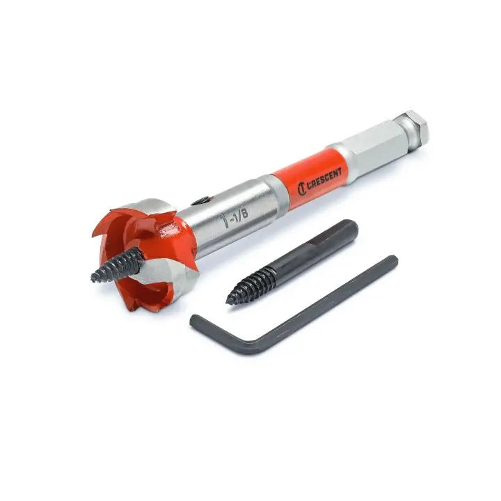 CRESCENT Self Feed Drill Bit, 1-1/8 in x 5 in - GW CDSF-547 Drill Bit CRESCENT