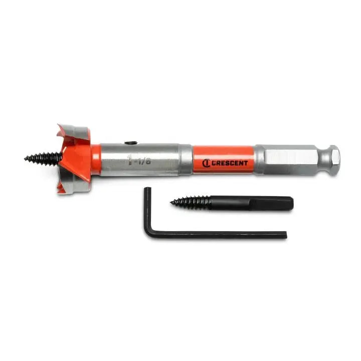 CRESCENT Self Feed Drill Bit, 1-1/8 in x 5 in - GW CDSF-547 Drill Bit CRESCENT