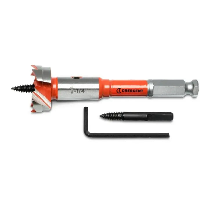 CRESCENT Self Feed Drill Bit, 1-1/4 in x 5 in - GW CDSF-549 Drill Bit CRESCENT