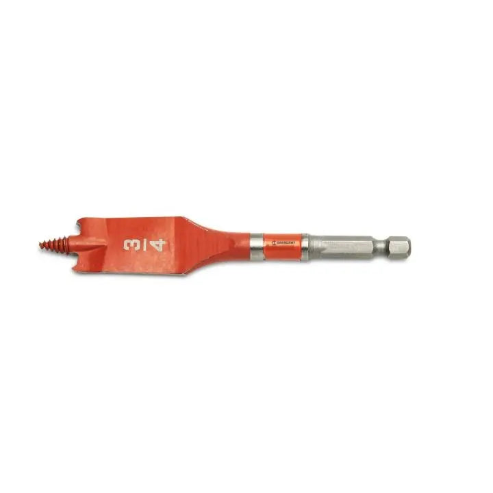 CRESCENT Screw Point Spade Drill Bit, 3/4 in x 4 in - GW CDSP-437 Drill Bit CRESCENT