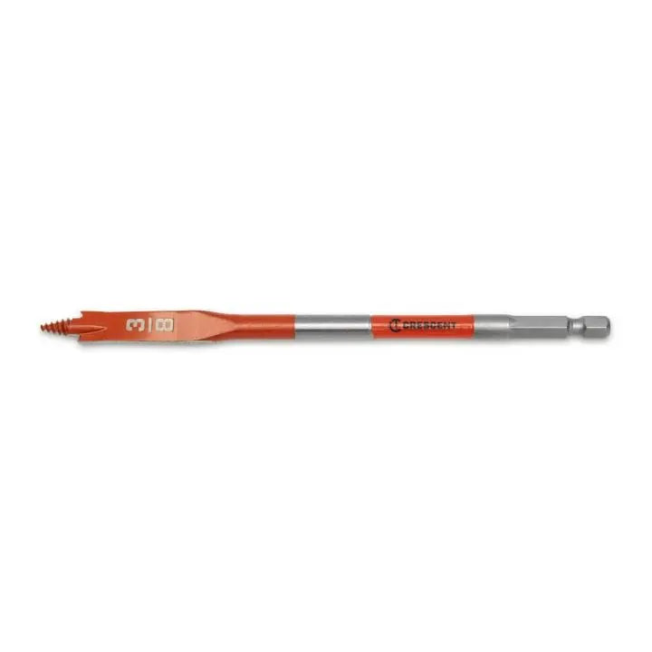 CRESCENT Screw Point Spade Drill Bit, 3/8 in x 6 in - GW CDSP-621 Drill Bit CRESCENT