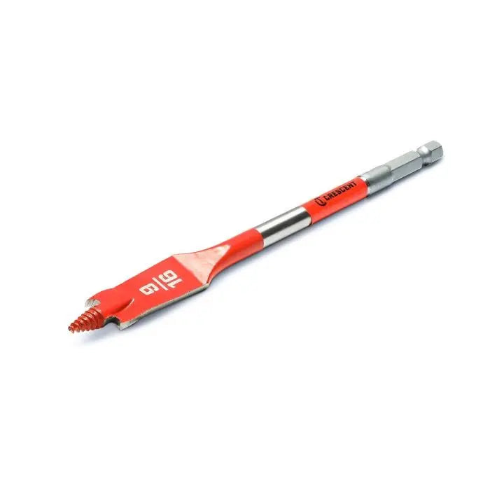 CRESCENT Screw Point Spade Drill Bit, 9/16 in x 6 in - GW CDSP-631 Drill Bit CRESCENT