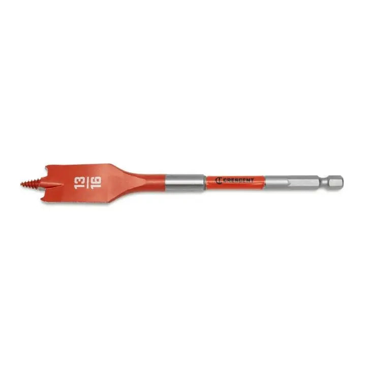 CRESCENT Screw Point Spade Drill Bit, 13/16 in x 6 in - GW CDSP-639 Drill Bit CRESCENT