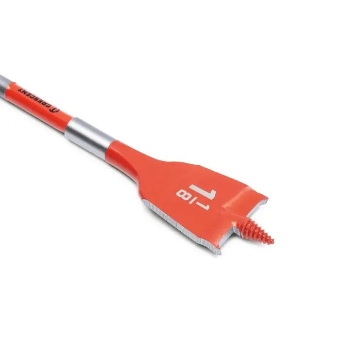 CRESCENT Screw Point Spade Drill Bit, 1-1/8 in x 6 in - GW CDSP-647 Drill Bit CRESCENT