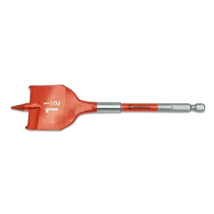 CRESCENT Screw Point Spade Drill Bit, 1-1/2 in x 6 in - GW CDSP-653 Drill Bit CRESCENT
