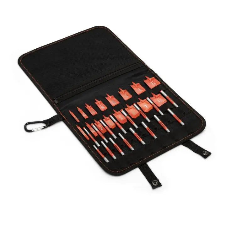 CRESCENT Set of 16 Screw Point Paddle Drill Bit - GW CDSPSET-16 Drill Bit Set CRESCENT