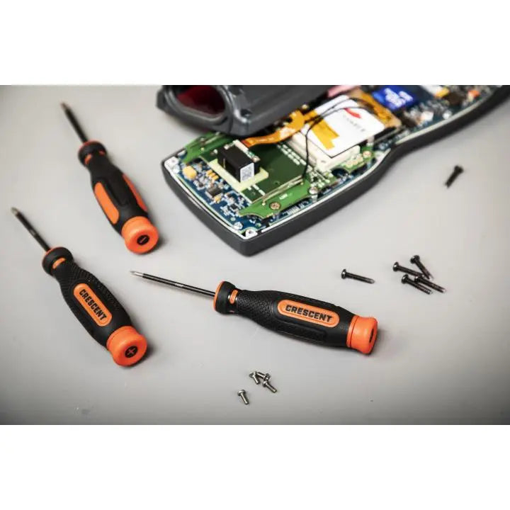 CRESCENT Set of 6 Diamond Tip Precision Screwdriver - GW CDTPR6PCSET Screwdriver Set CRESCENT