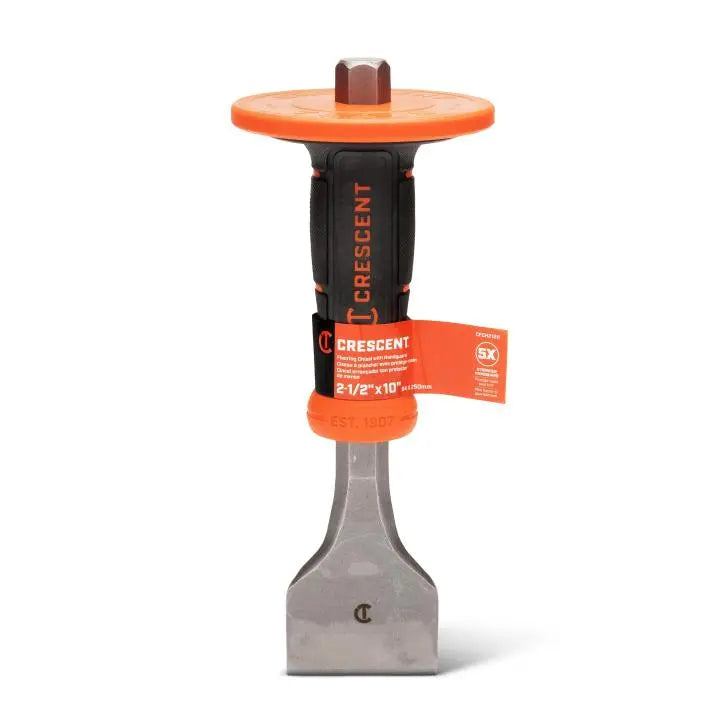 CRESCENT Flooring Chisel with Handguard, 2-1/2 in x 10 in - GW CFCH212H Chisel CRESCENT
