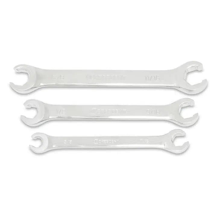 CRESCENT 3 Pc. SAE Flare Nut Wrench Set - CFNWS0-05 Wrench Set CRESCENT