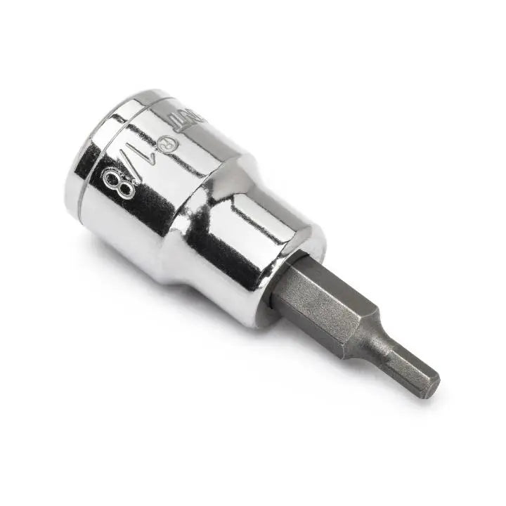 CRESCENT 3/8 in Drive SAE Hexagon Bit Socket, 1/8 in - GW CHBS0N