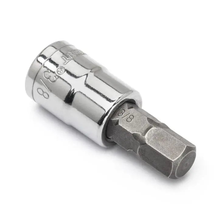 CRESCENT 3/8 in Drive SAE Hexagon Bit Socket, 3/8 in - GW CHBS6N