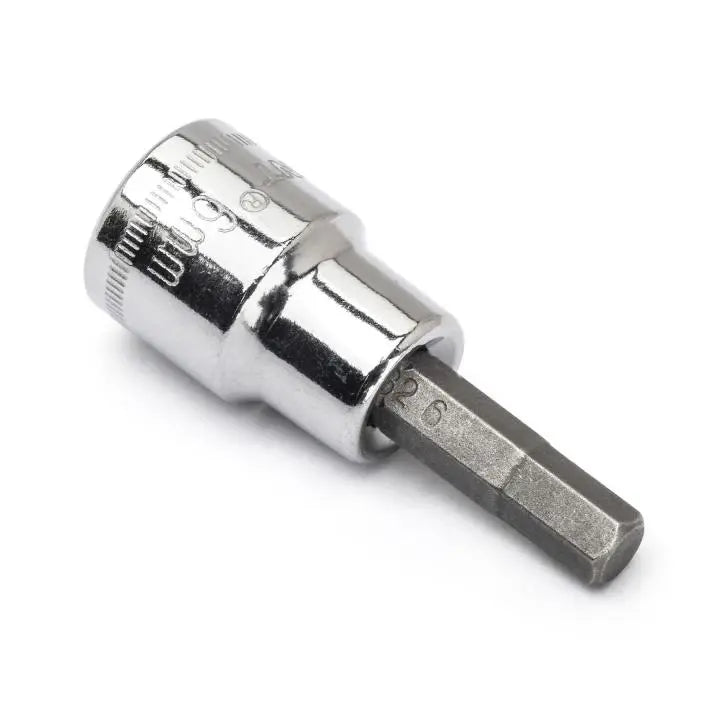 CRESCENT 3/8 in Drive Metric Hexagon Bit Socket, 6mm - GW CHBS9N CRESCENT
