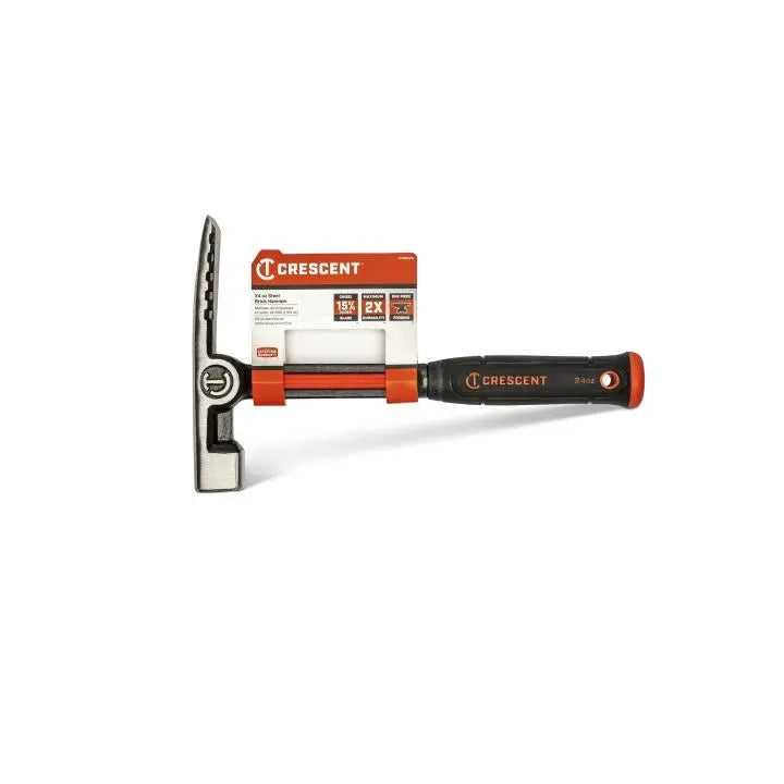 CRESCENT Brick Hammer with Steel Handle, 24 oz - GW CHSBK24 Hammer CRESCENT