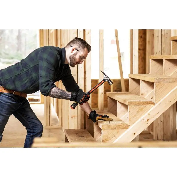 CRESCENT Steel Milled-Face Framing Hammer, 28 oz - GW CHSFRM28 CRESCENT