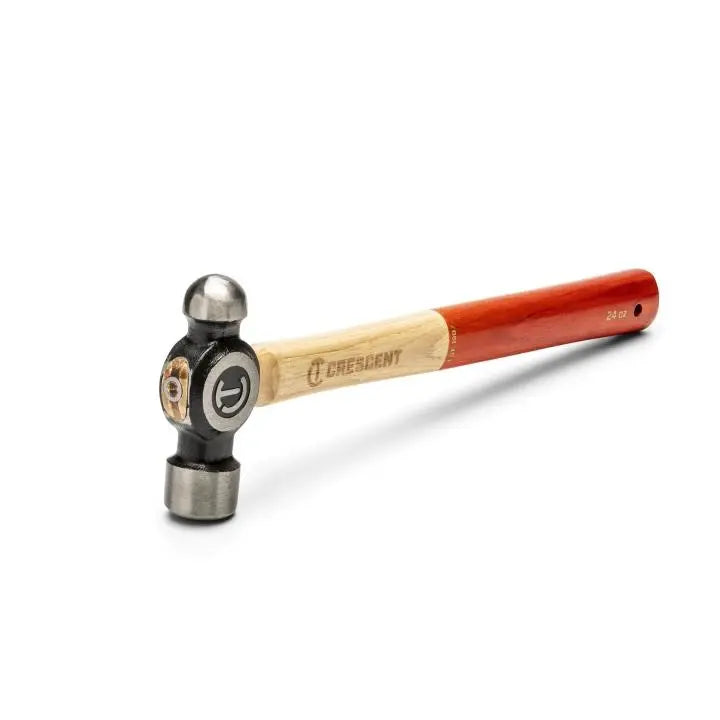 CRESCENT Ball Pein Hammer with Wood Handle, 24 oz - GW CHWBP24 Hammer CRESCENT