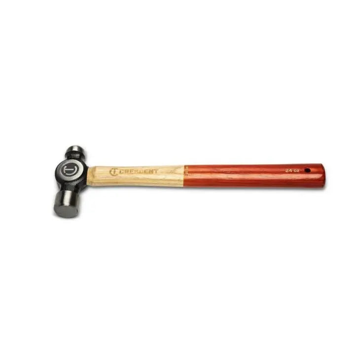 CRESCENT Ball Pein Hammer with Wood Handle, 24 oz - GW CHWBP24 Hammer CRESCENT