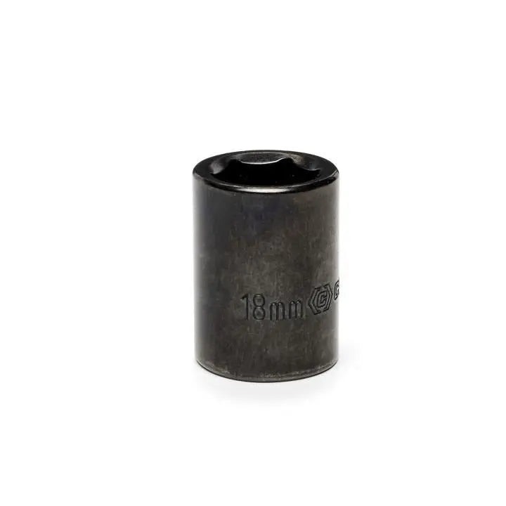 CRESCENT 1/2 in Drive 6 Point Metric Standard Impact Socket, 18mm - GW CIMS17N