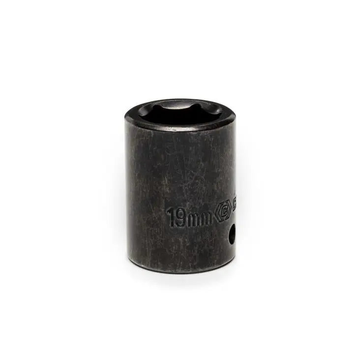 CRESCENT 1/2 in Drive 6 Point Metric Standard Impact Socket, 19mm - GW CIMS18N
