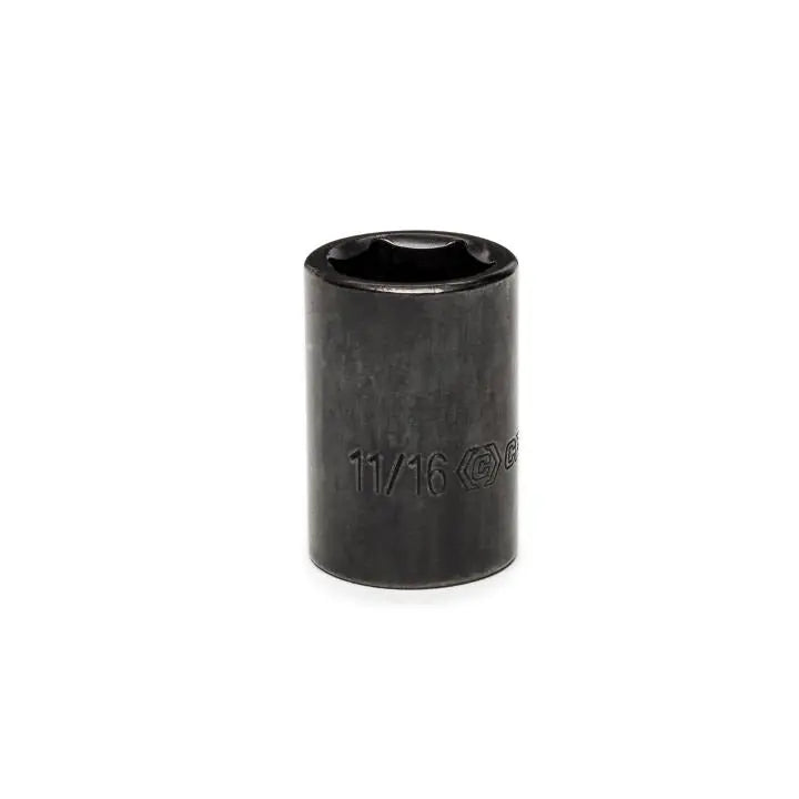 CRESCENT 1/2 in Drive 6 Point SAE Standard Impact Socket, 11/16 in - GW CIMS8N