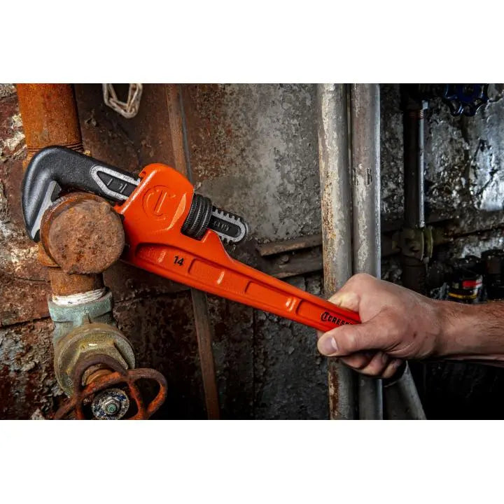 CRESCENT K9 Cast Iron Jaw Pipe Wrench, 14 in - GW CIPW14 CRESCENT