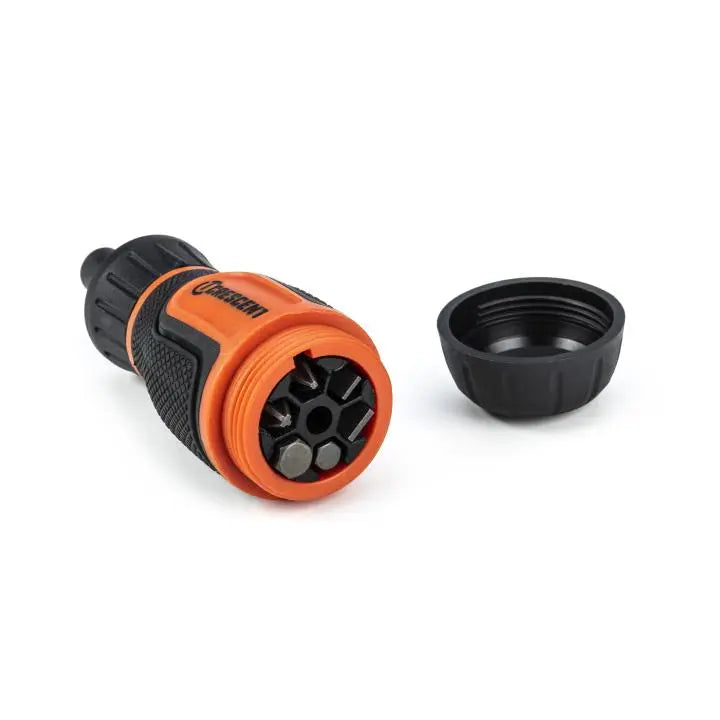 CRESCENT Set of 7 6-in-1 Stubby Ratcheting Multi-Bit Driver - GW CMBS61R Bit Driver Set CRESCENT