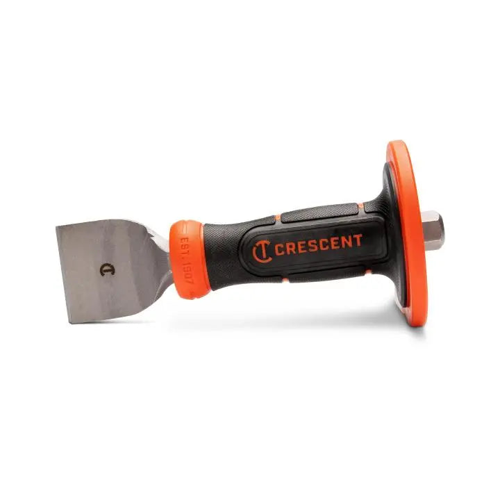 CRESCENT Masonry Chisel with Handguard, 2-1/4 in x 7-3/4 in - GW CMCH214H Chisel CRESCENT