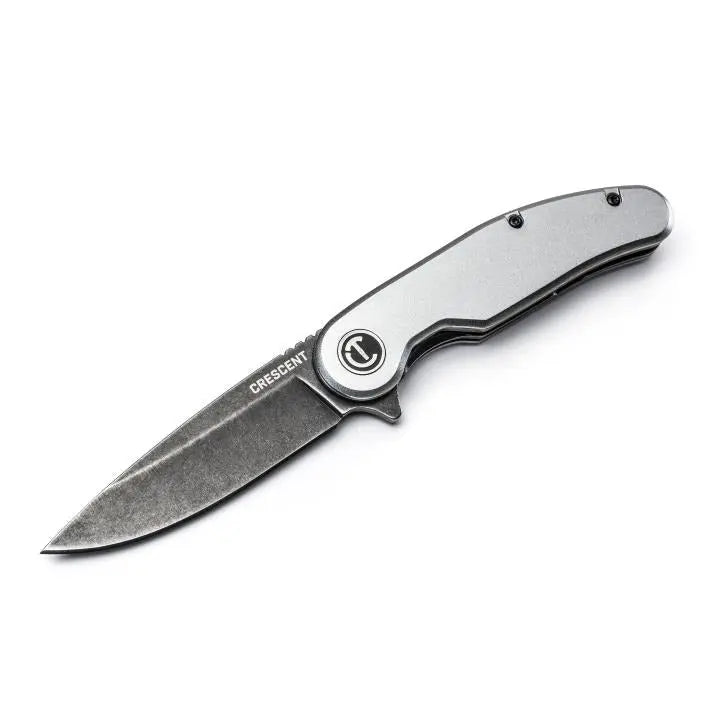 CRESCENT Drop-Point Aluminum Handle Pocket Knife, 3-1/4 in - GW CPK325A CRESCENT