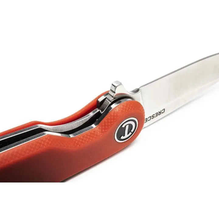 CRESCENT 3-1/4 in Drop Point Rawhide Pocket Knife with Composite Handle - GW CPK325CR