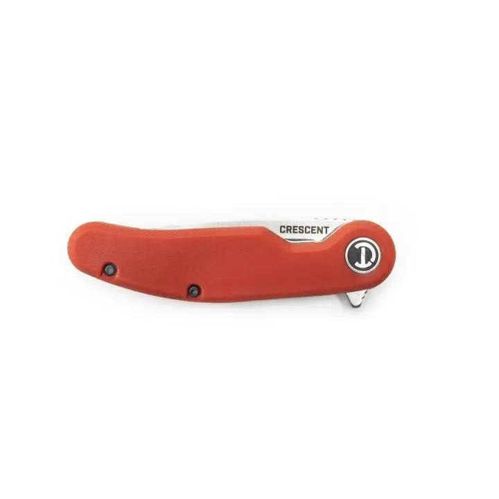 CRESCENT 3-1/4 in Drop Point Rawhide Pocket Knife with Composite Handle - GW CPK325CR