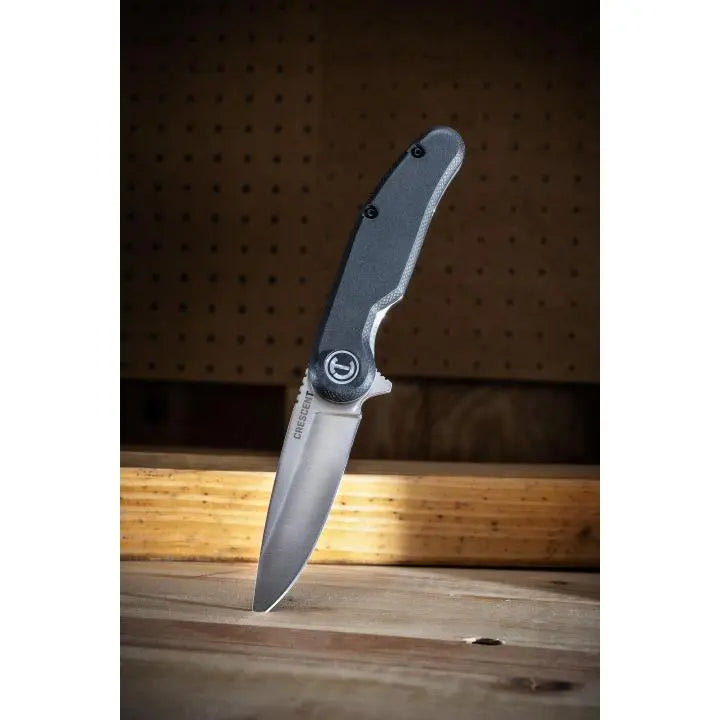 CRESCENT Drop-Point Composite Handle Pocket Knife, 3-1/4 in - GW CPK325C CRESCENT