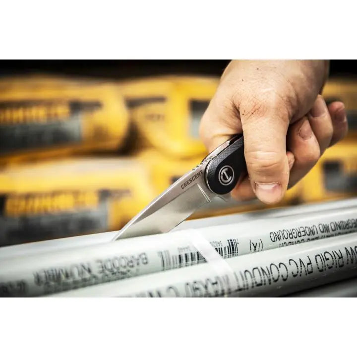 CRESCENT Drop-Point Composite Handle Pocket Knife, 3-1/4 in - GW CPK325C CRESCENT