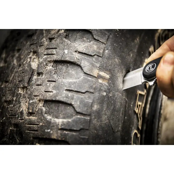 CRESCENT Drop-Point Composite Handle Pocket Knife, 3-1/4 in - GW CPK325C CRESCENT