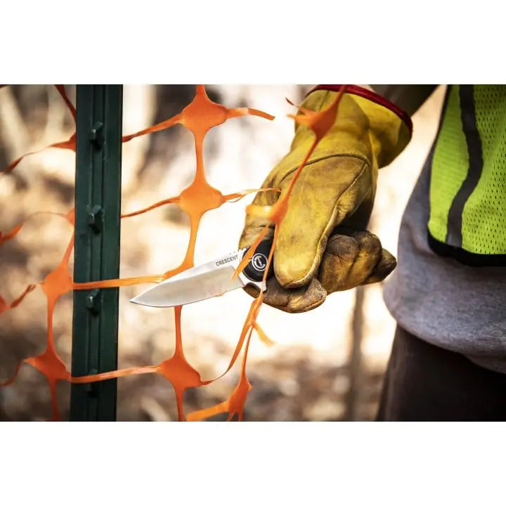 CRESCENT Drop-Point Composite Handle Pocket Knife, 3-1/4 in - GW CPK325C CRESCENT