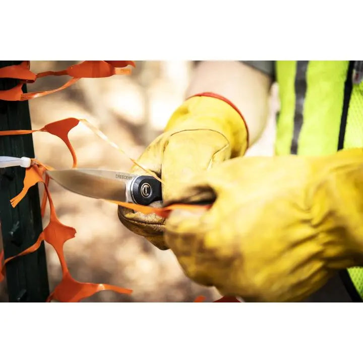 CRESCENT Drop-Point Composite Handle Pocket Knife, 3-1/4 in - GW CPK325C CRESCENT