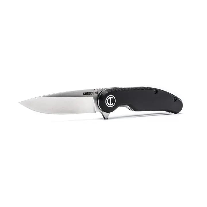 CRESCENT Drop-Point Composite Handle Pocket Knife, 3-1/4 in - GW CPK325C CRESCENT