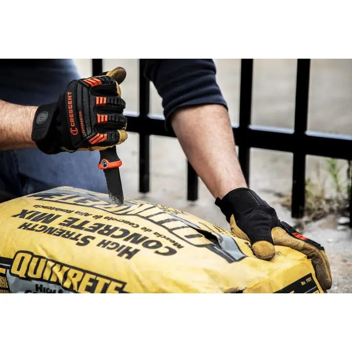 CRESCENT Fixed Blade Trade Knife with Sheath, 4-1/2 in - GW CPKFX CRESCENT