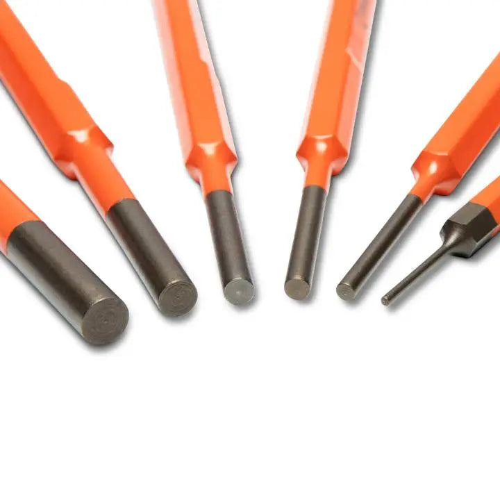 CRESCENT Set of 6 Pin Punch - GW CPPS456 Punch Set CRESCENT