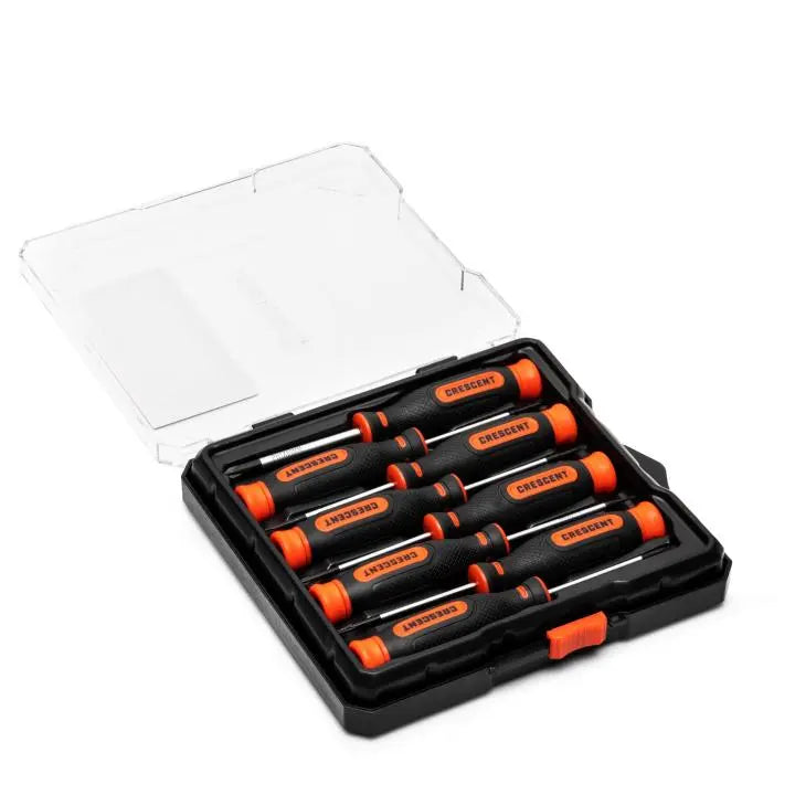 CRESCENT Set of 8 Precision Screwdriver - GW CPR8PCSET Screwdriver Set CRESCENT