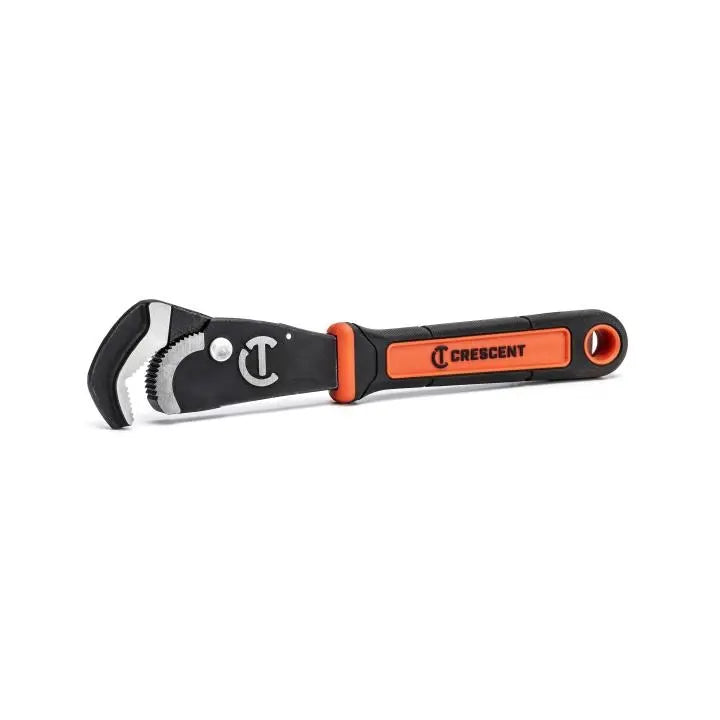 CRESCENT Dual Material Self-Adjusting Pipe Wrench, 12 in - GW CPW12 CRESCENT