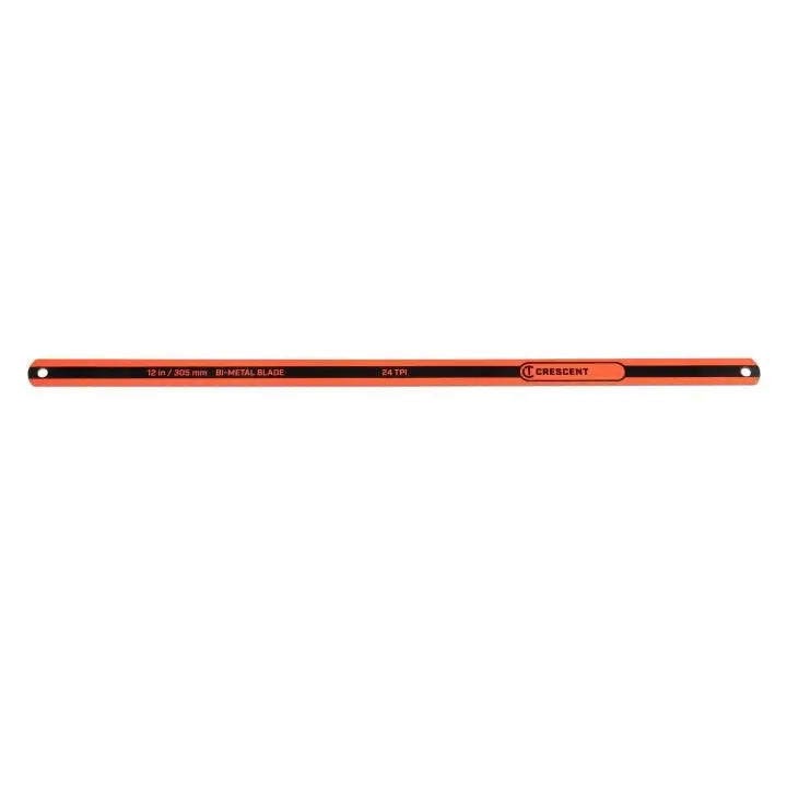 CRESCENT Set of 3 Bi-Metal Hacksaw Replacement Blade, 24 TPI, 12 in - GW CRBB1203 CRESCENT