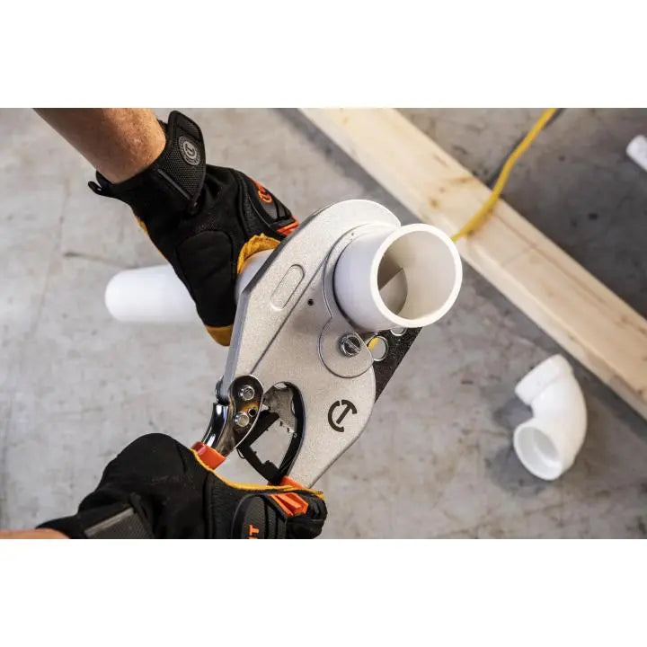CRESCENT Ratcheting PVC Pipe Cutter, 2-3/8 in - GW CRPC238 CRESCENT