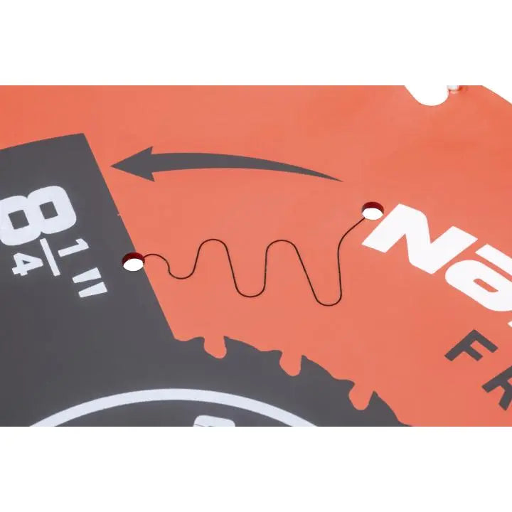 CRESCENT NailSlicer Framing Circular Saw Blade, 8-1/4 in x 24-Tooth - GW CSBFR-824 Saw Blade CRESCENT