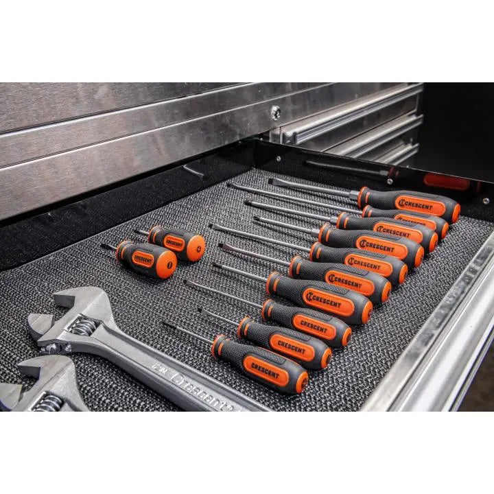 CRESCENT Set of 20 Dual Material Screwdriver - GW CSDS20PCSET Screwdriver Set CRESCENT