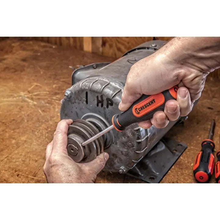 CRESCENT Set of 4 Square Dual Material Screwdriver - GW CSQSET4PC Screwdriver Set CRESCENT